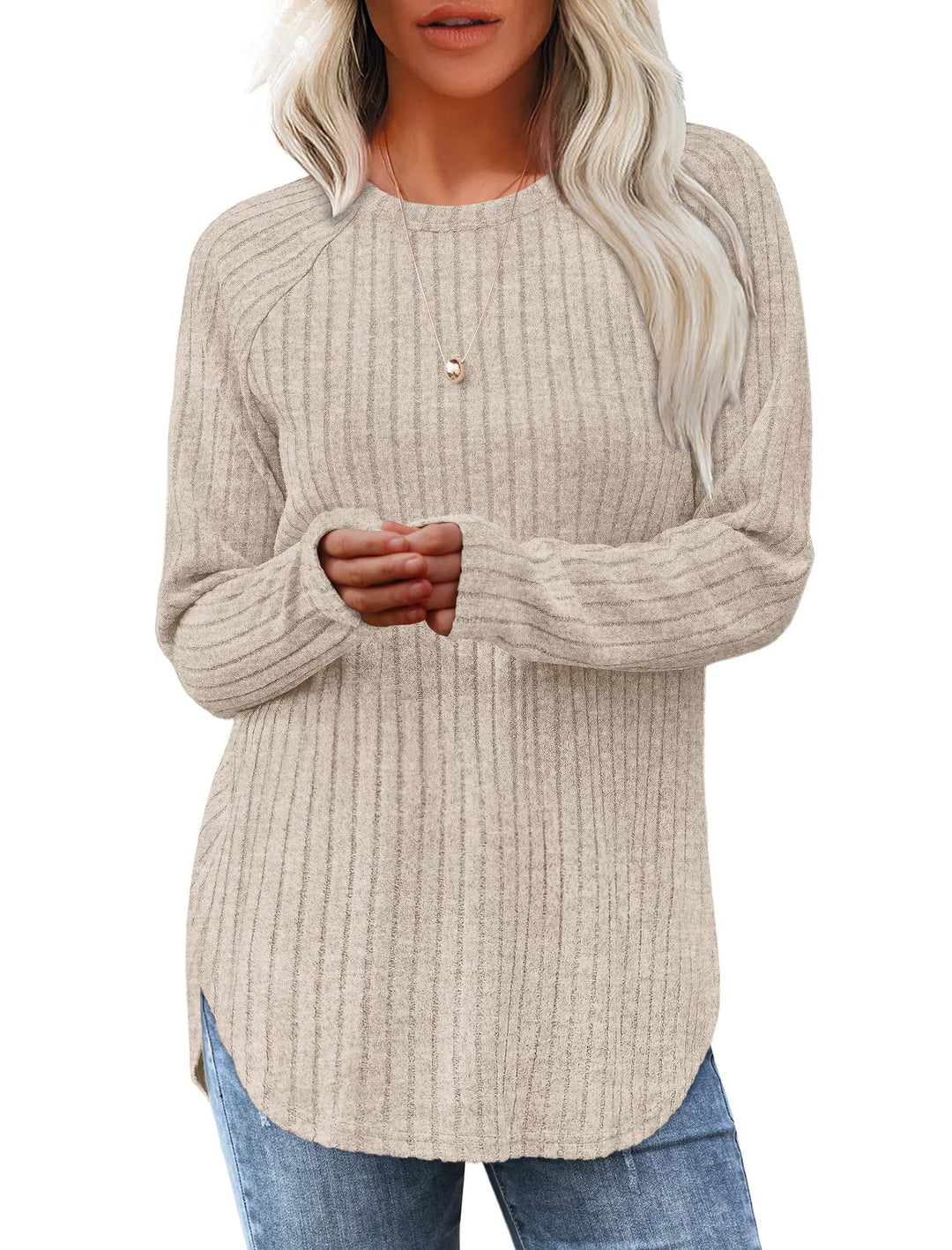 Liora | High-Low Curved Hem Top