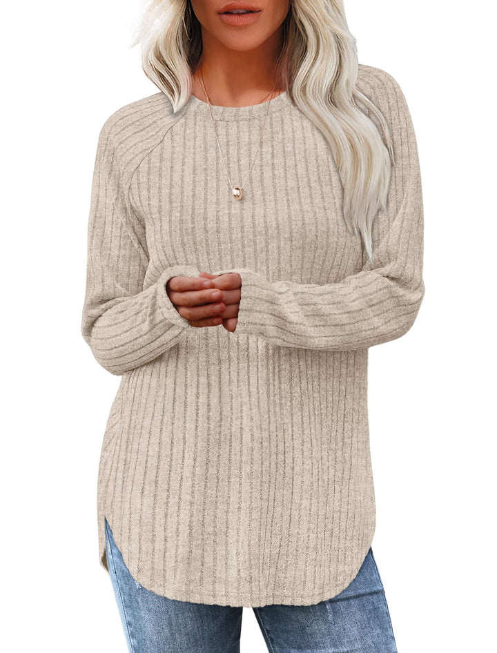 Liora | High-Low Curved Hem Top