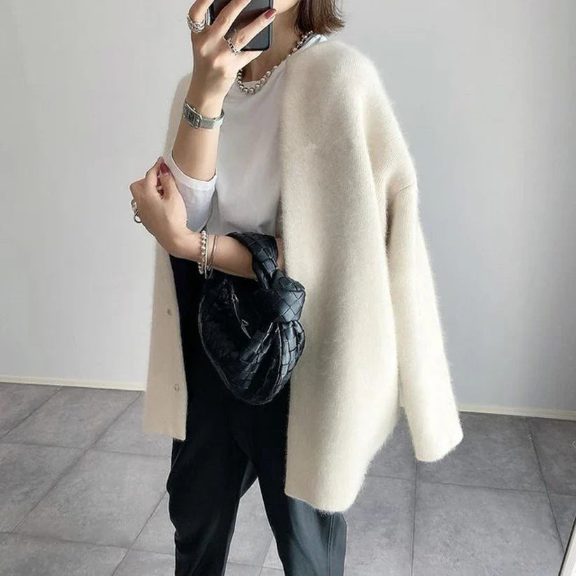 Áine™ | Stylish Cashmere Cardigan