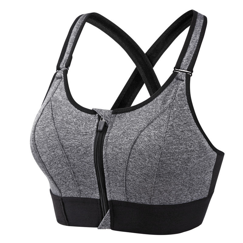 Lora™ | Zip-Front Sweat-Resistant Fit Bra