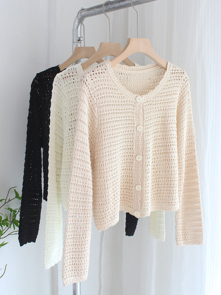 Clarisse | Knit Hollow Cardigan