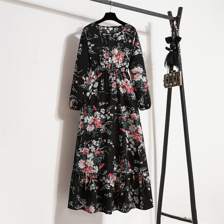 Isadora | Floral Chiffon Long Dress