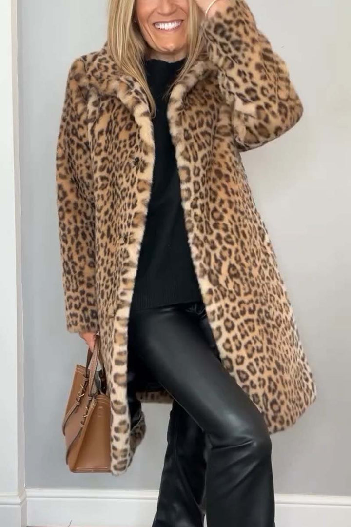 ROSA™ | Leopard Pattern Coat