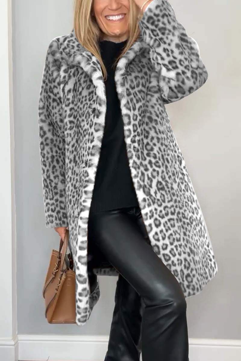 ROSA™ | Leopard Pattern Coat