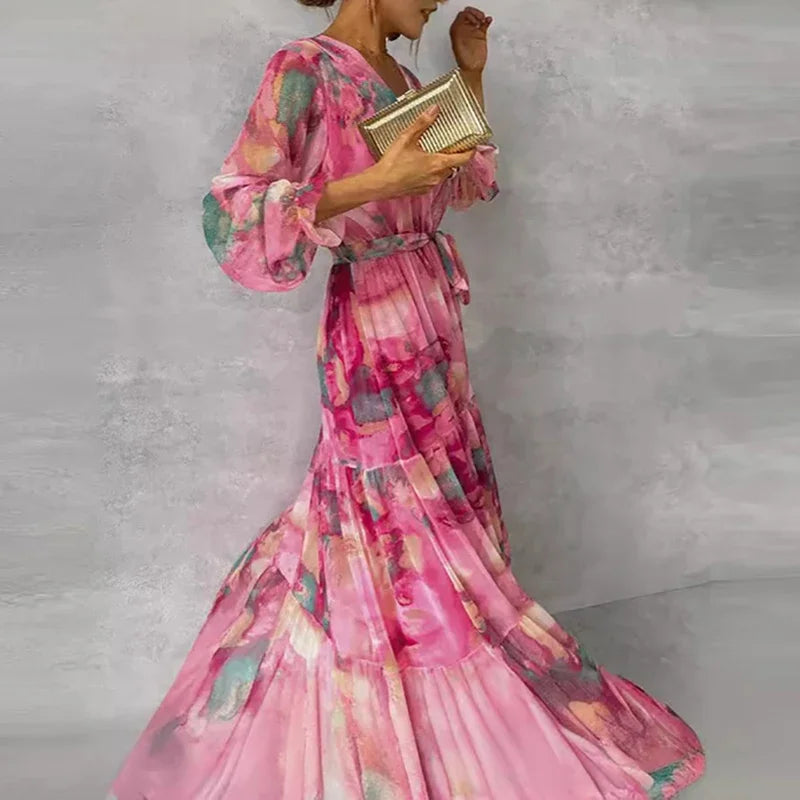 Emily | Graceful Floral Dress