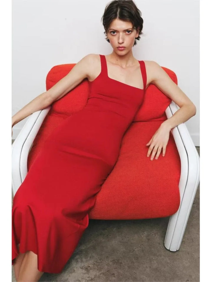 Alira | Y2K Slim Midi Dress
