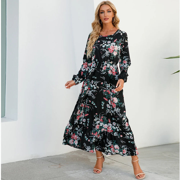 Isla | Bohemian Floral Maxi Dress