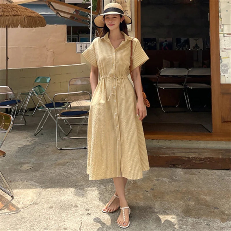 Sorella | Striped Polo Summer Dress