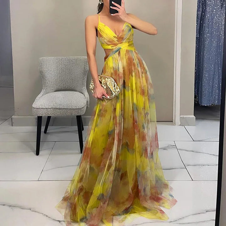 Lorraine – Elegant Floral Maxi Dress