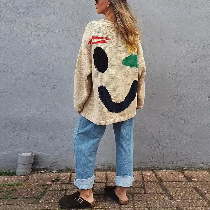 Nancy™ | Boho-Chic Oversized Sweater