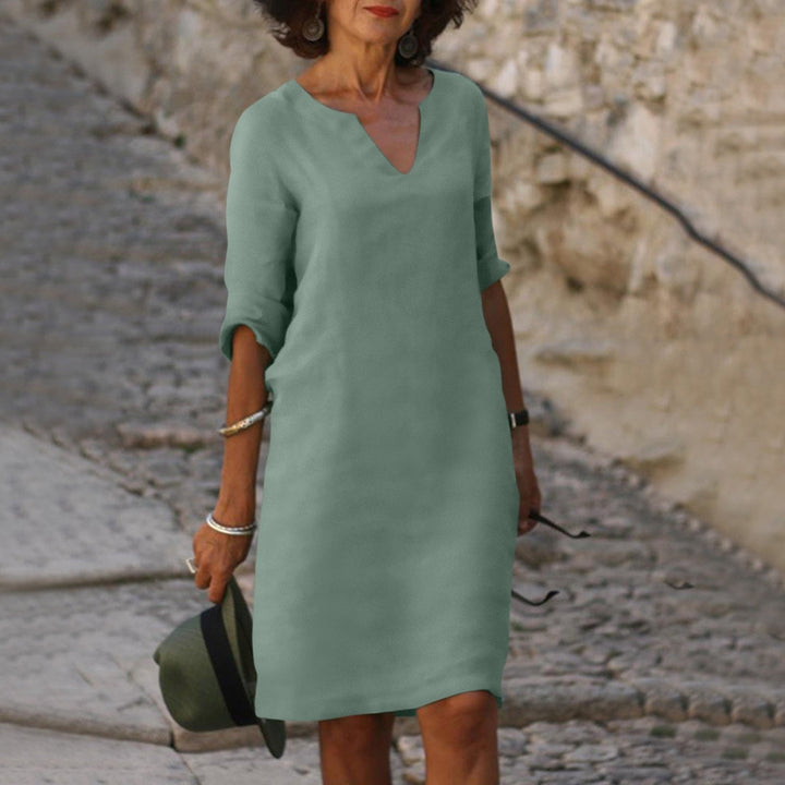 Elsie – Flattering Summer Dress with Tummy Coverage