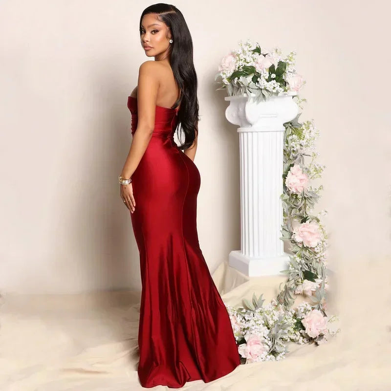 Selara | One-Shoulder Mermaid Maxi Dress
