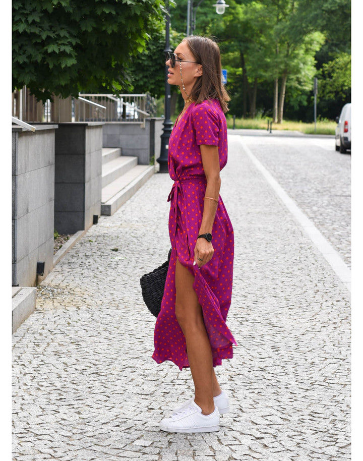Amelie | Flowing Floral Wrap Dress