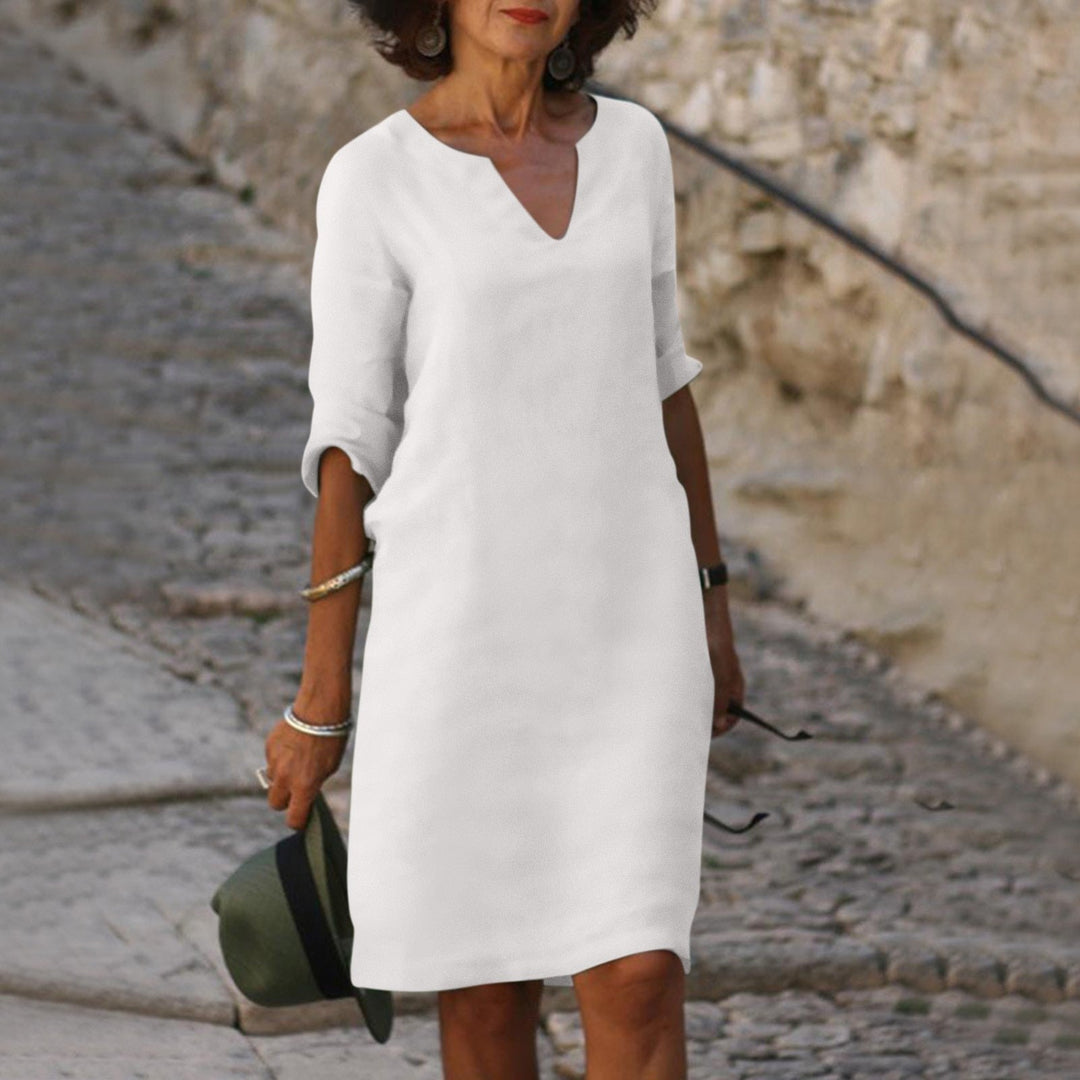 Elsie – Flattering Summer Dress with Tummy Coverage