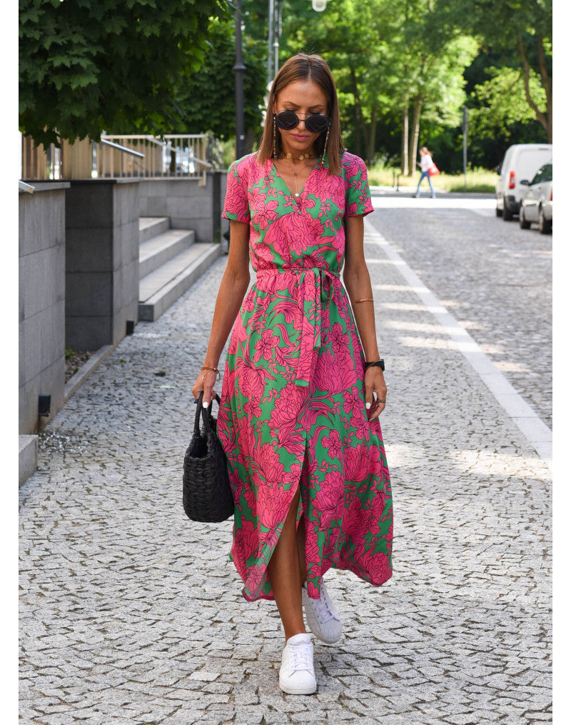 Amelie | Flowing Floral Wrap Dress