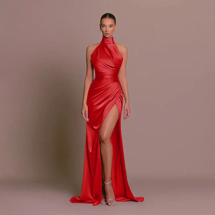 Cleo | Elegant Slit Evening Gown
