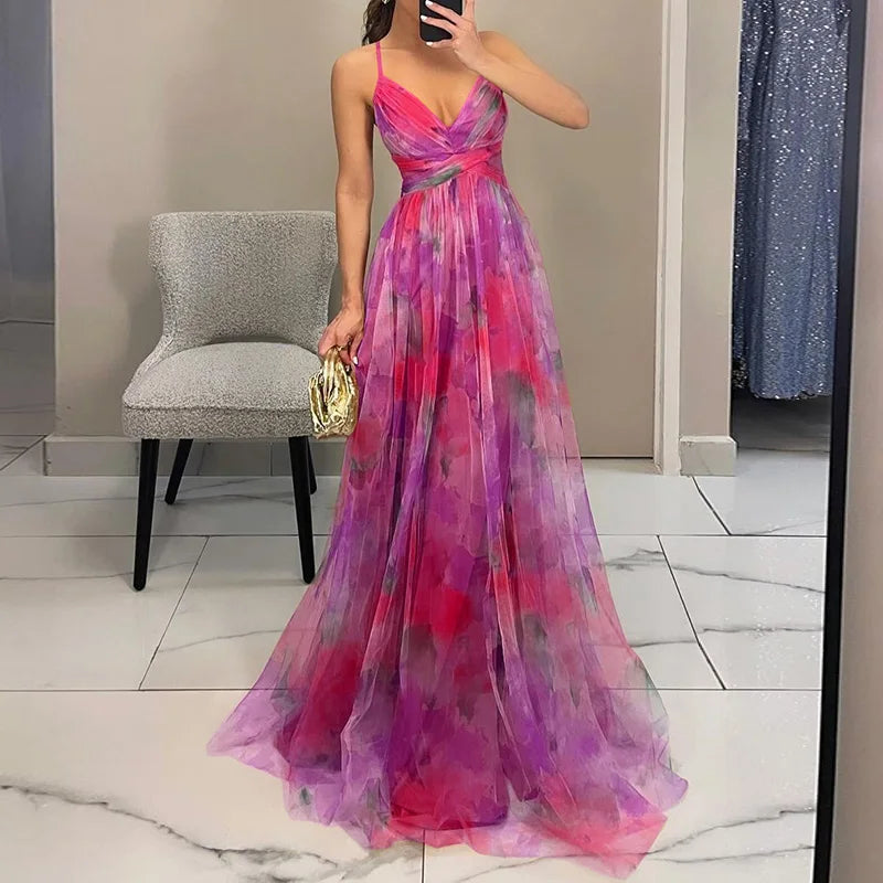 Lorraine – Elegant Floral Maxi Dress