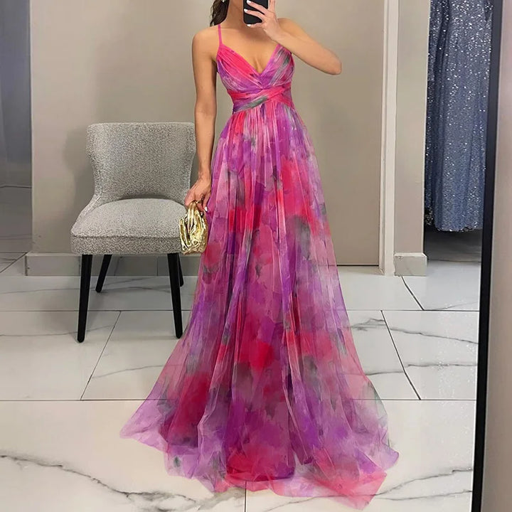 Lorraine – Elegant Floral Maxi Dress