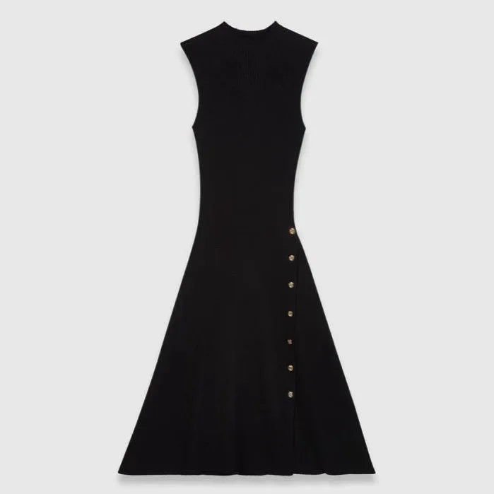 Vela | Knit Sleeveless Midi Dress