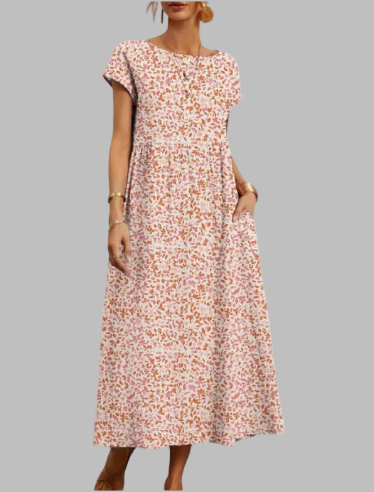 Maris | High-Waist Casual Dress