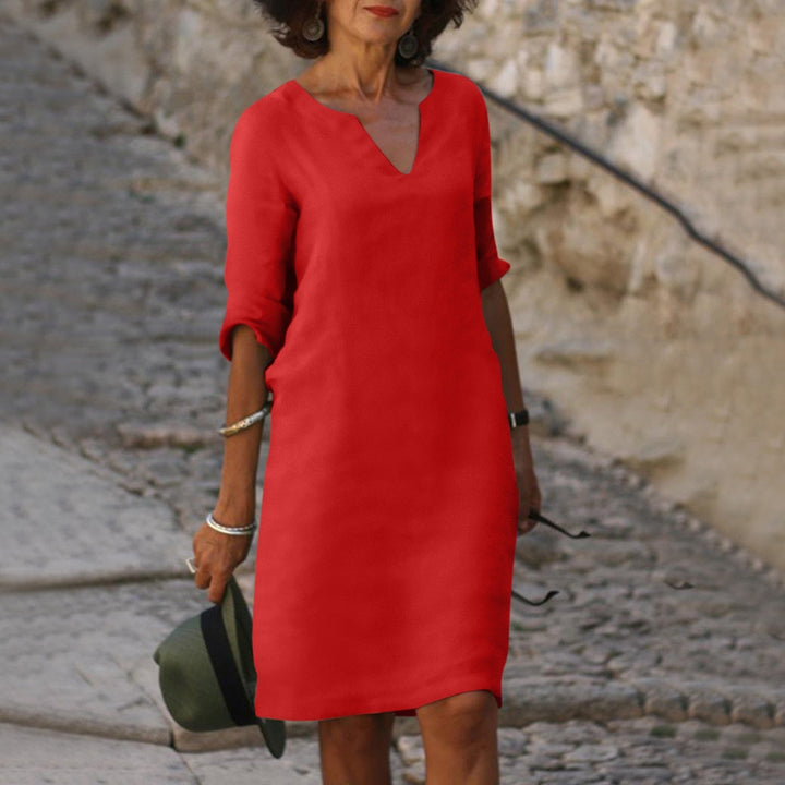 Elsie – Flattering Summer Dress with Tummy Coverage