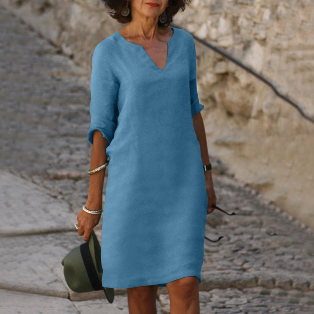 Elsie – Flattering Summer Dress with Tummy Coverage