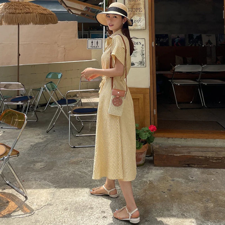 Sorella | Striped Polo Summer Dress