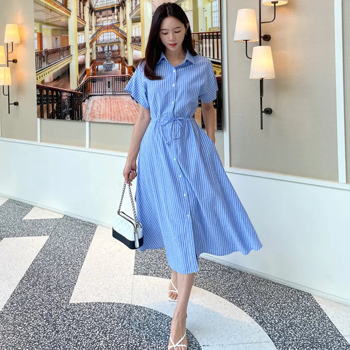 Sorella | Striped Polo Summer Dress