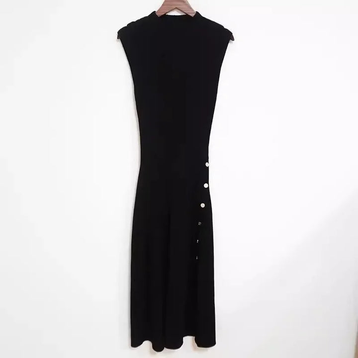 Vela | Knit Sleeveless Midi Dress