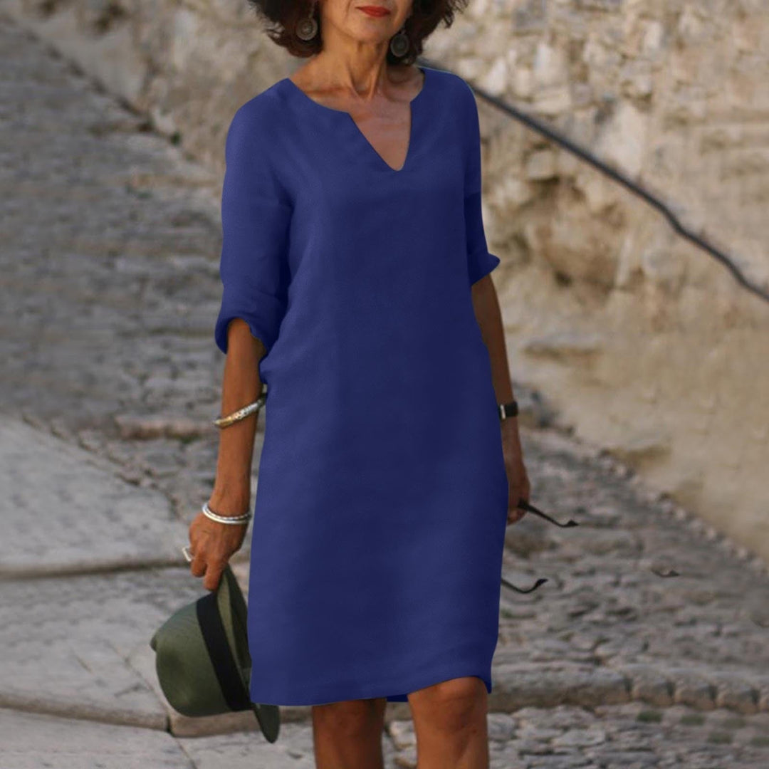 Elsie – Flattering Summer Dress with Tummy Coverage