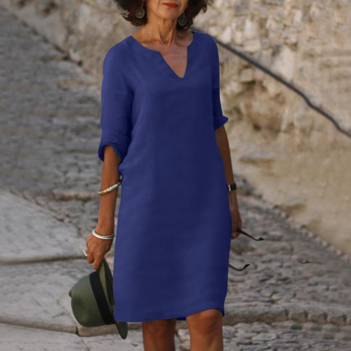 Elsie – Flattering Summer Dress with Tummy Coverage