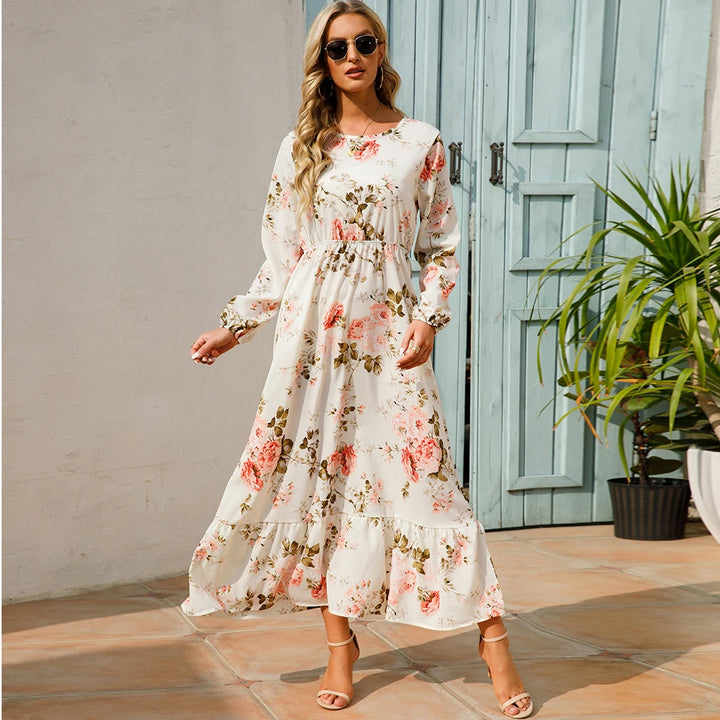 Isla | Bohemian Floral Maxi Dress