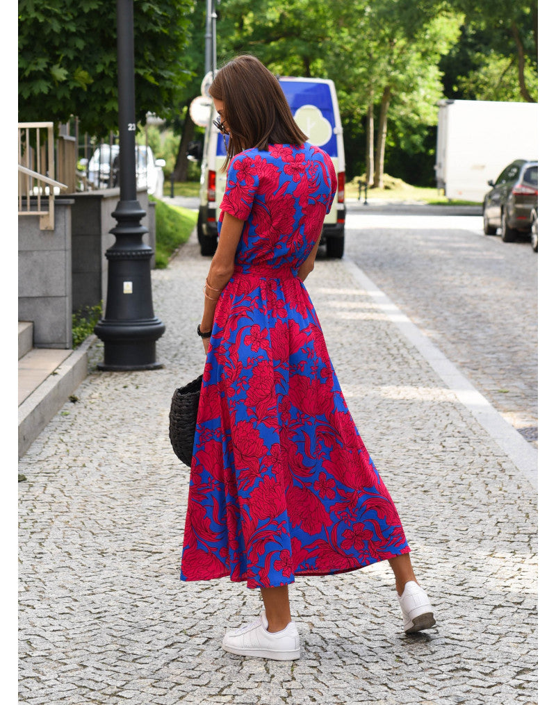 Amelie | Flowing Floral Wrap Dress