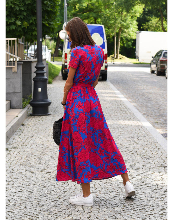 Amelie | Flowing Floral Wrap Dress