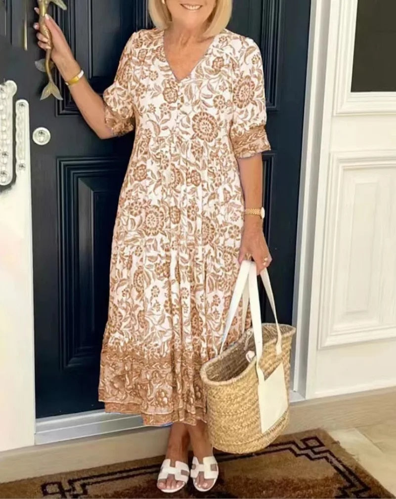 Juliana – Vintage Boho Maxi Dress
