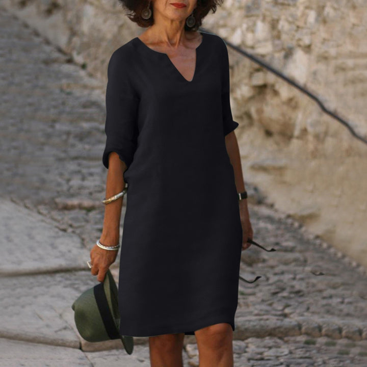 Elsie – Flattering Summer Dress with Tummy Coverage