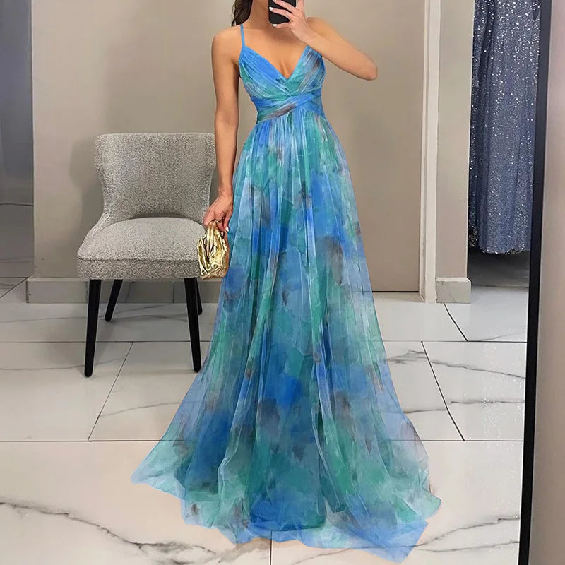 Lorraine – Elegant Floral Maxi Dress