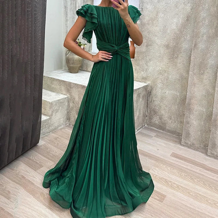 Rory | Elegant Pleated Evening Gown