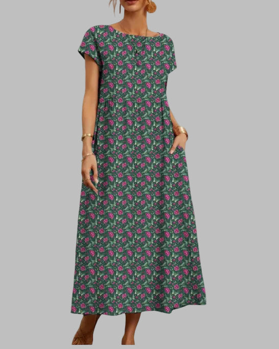 Maris | High-Waist Casual Dress
