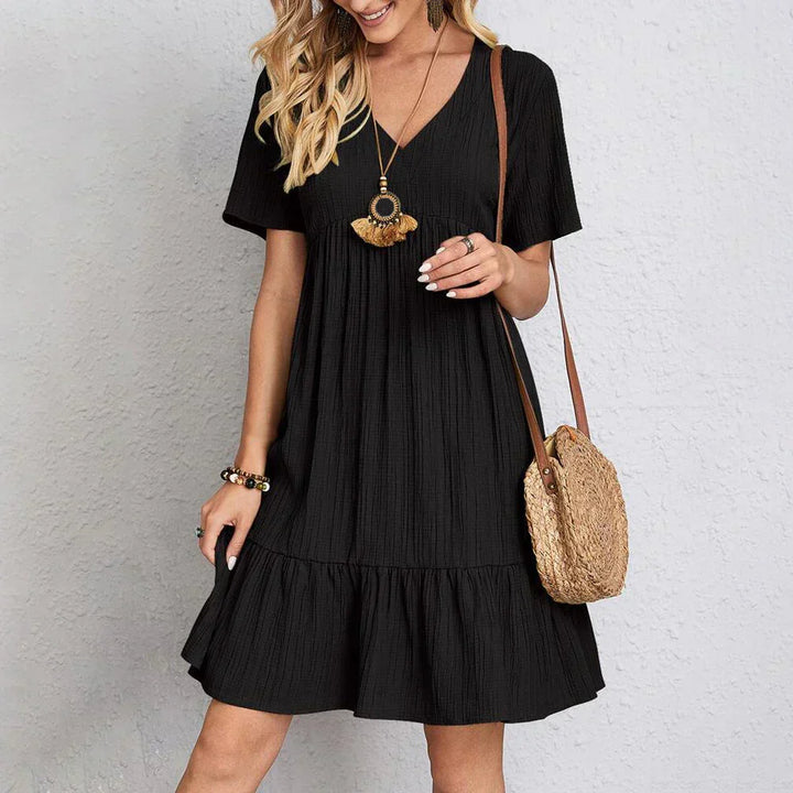 Adeline™ | Chic V-Neck Summer Dress