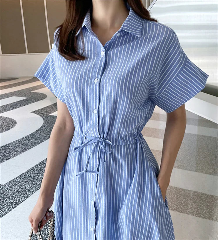 Sorella | Striped Polo Summer Dress
