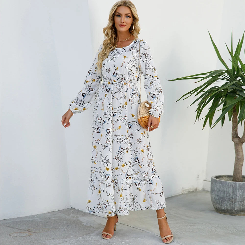 Isla | Bohemian Floral Maxi Dress