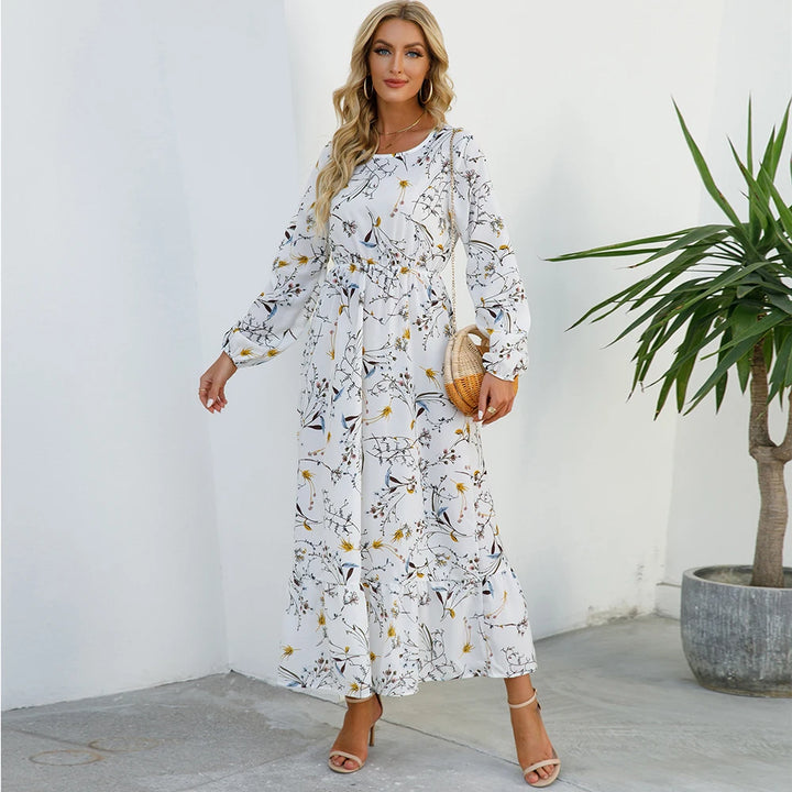Isla | Bohemian Floral Maxi Dress