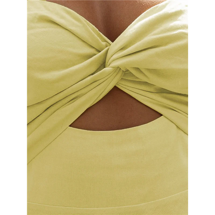 Maribel | Strapless Sweetheart Midi Dress