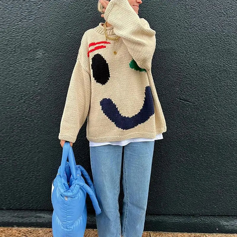 Nancy™ | Boho-Chic Oversized Sweater