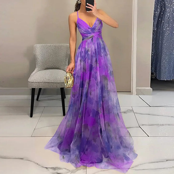 Lorraine – Elegant Floral Maxi Dress