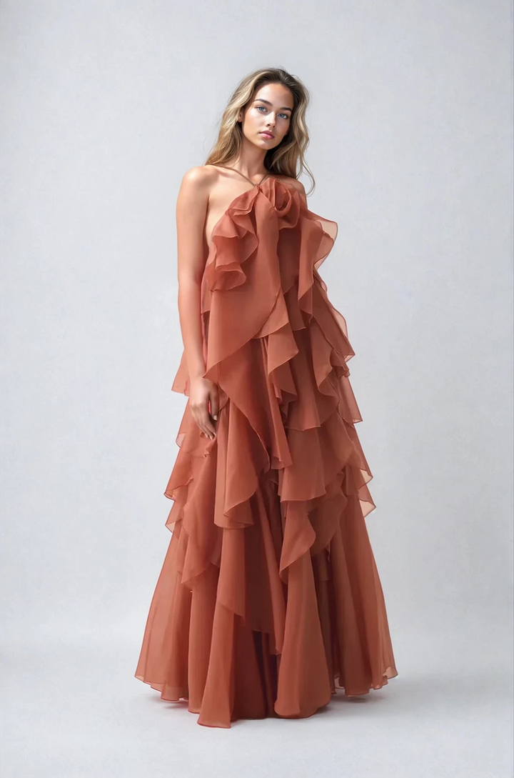 Marielle – Graceful Layered Maxi Dress