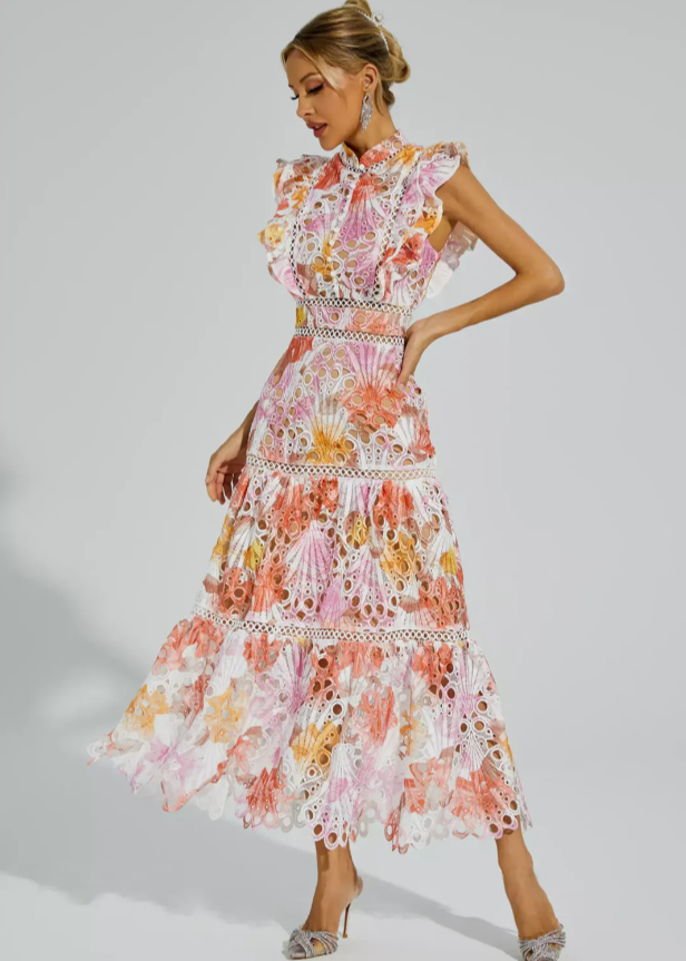 Maeve – Hollow Sleeveless Maxi Dress