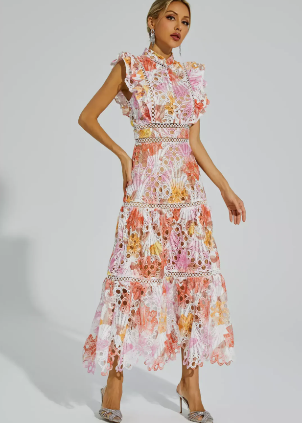 Maeve – Hollow Sleeveless Maxi Dress