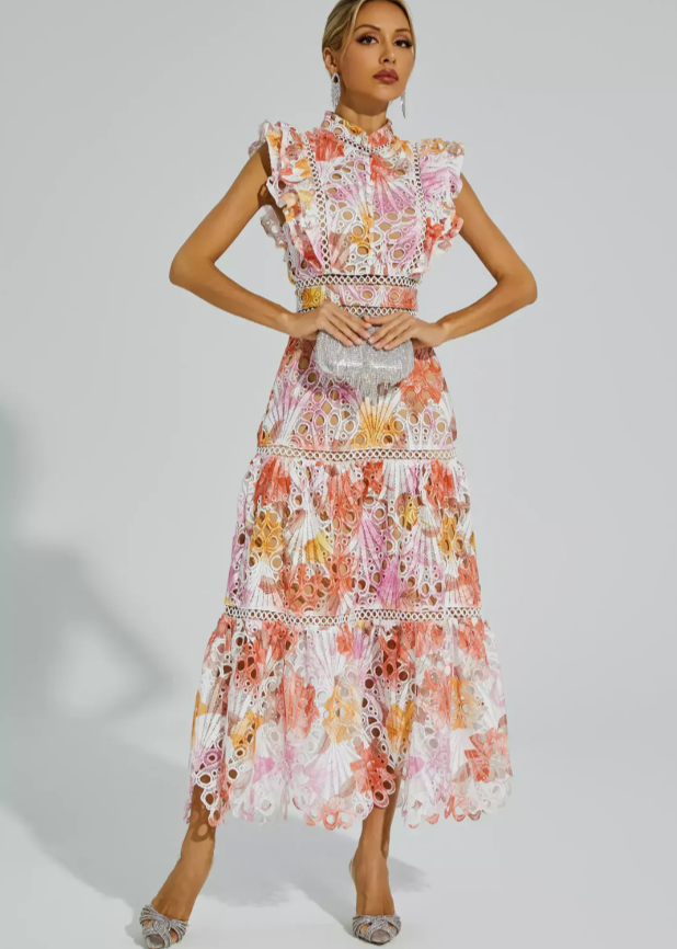 Maeve – Hollow Sleeveless Maxi Dress